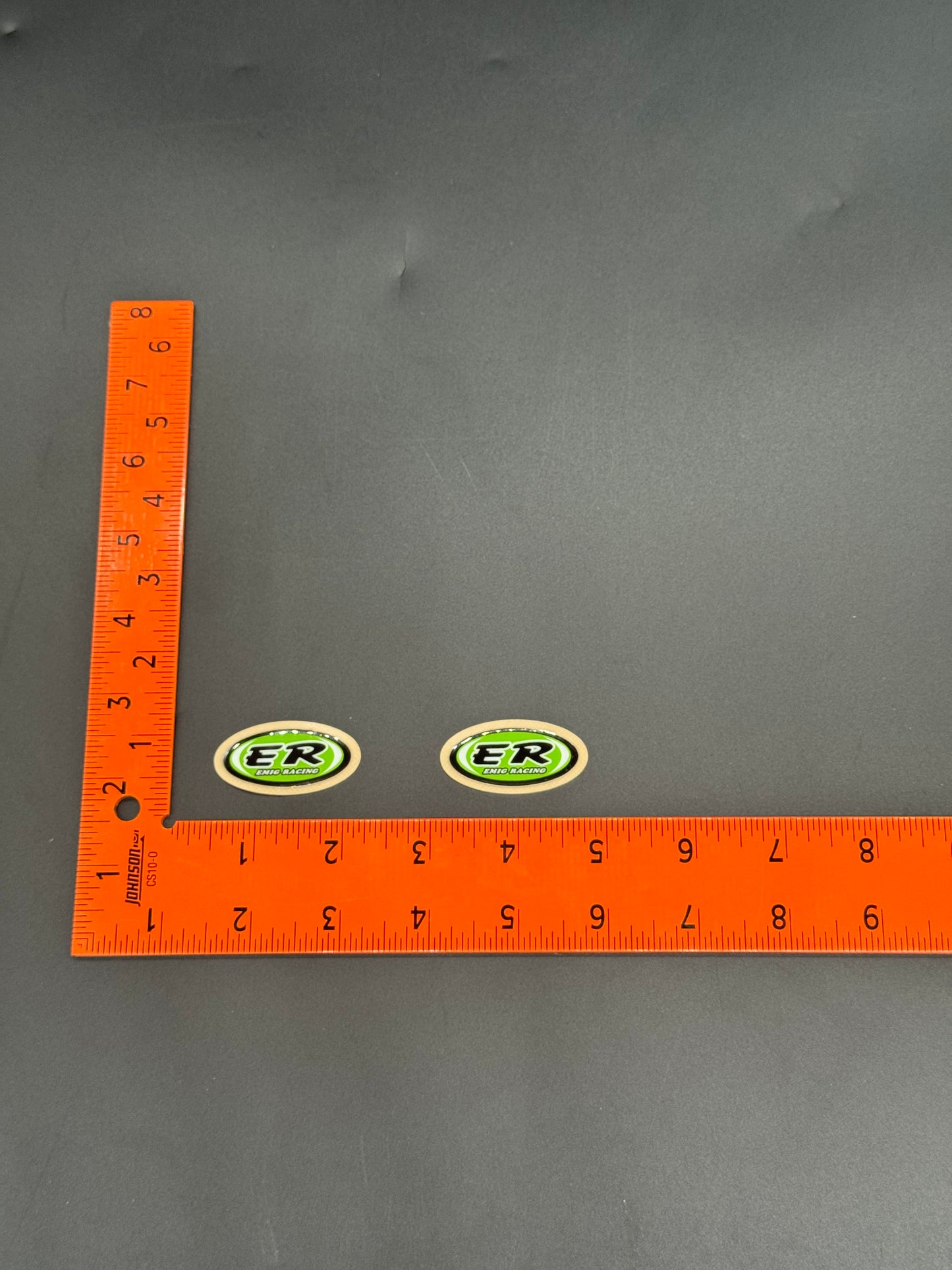 Emig Racing Triple Clamp Stickers (set of 2)