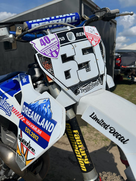 Vented Front Number Plate - Customer-Provided