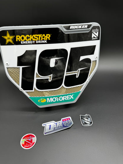 Vented Front Number Plate – Factory Service