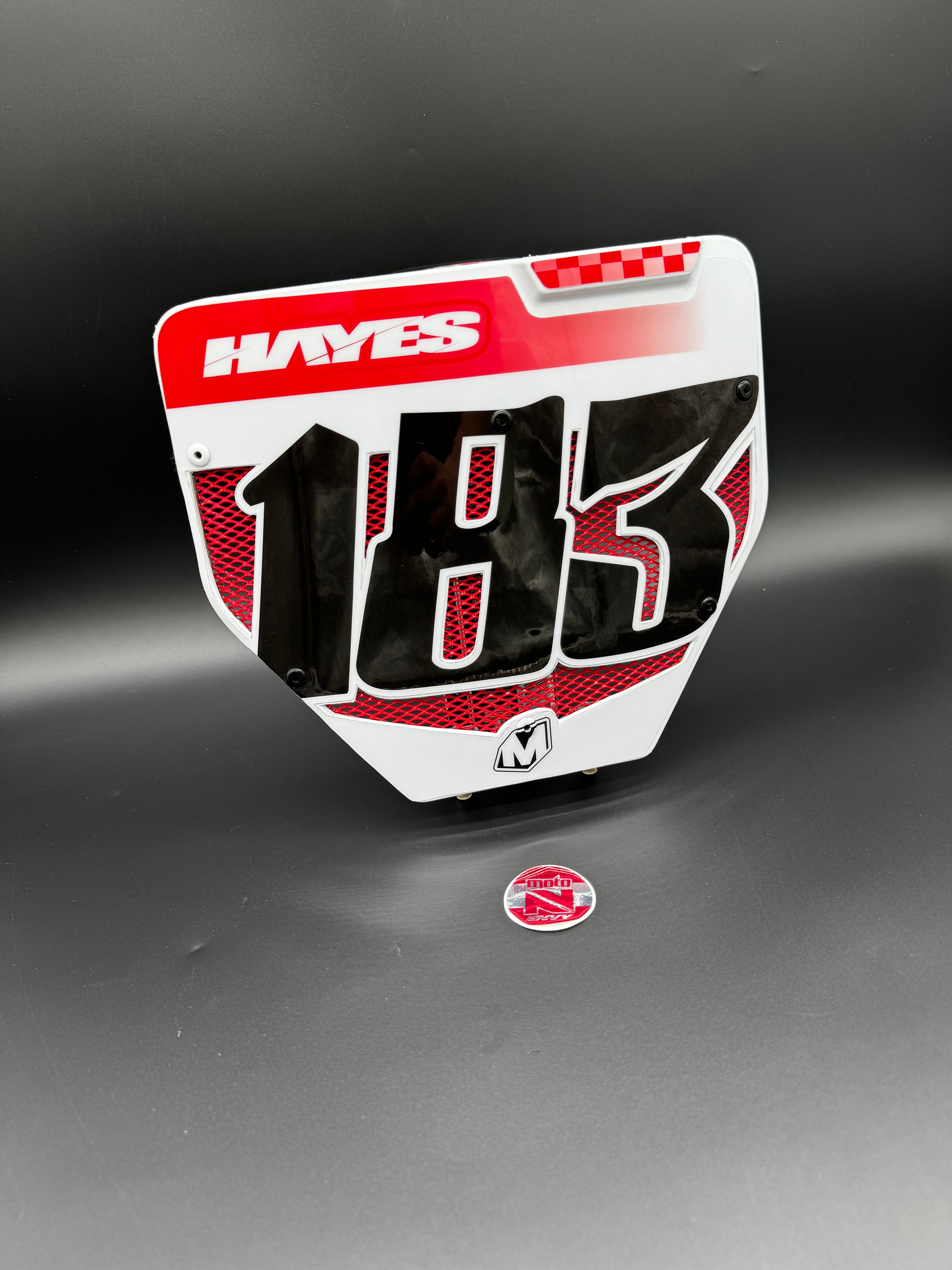 Vented Front Number Plate - Customer-Provided – Moto Envy