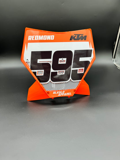 Vented Front Number Plate - Customer-Provided