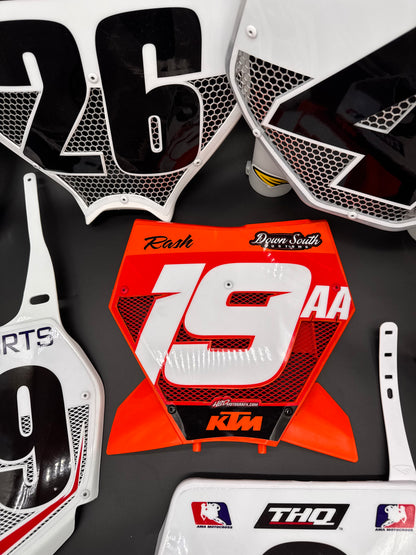 Vented Front Number Plate - Customer-Provided