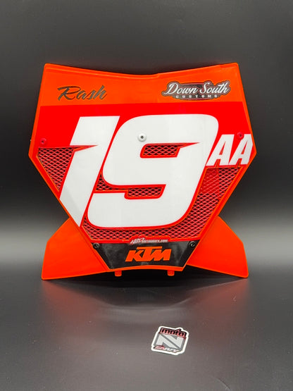 Vented Front Number Plate - Customer-Provided