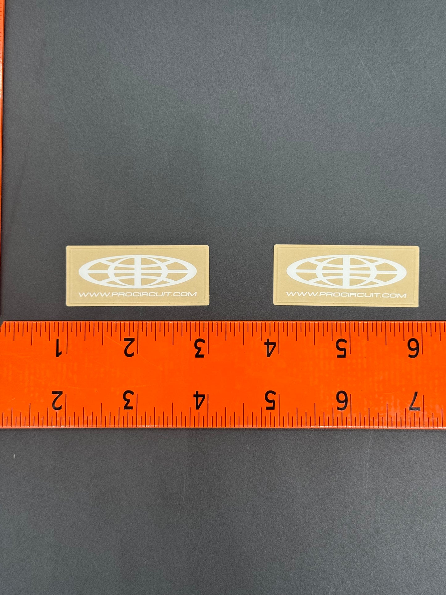 Pro Circuit Triple Clamp Stickers - Clear (set of 2)