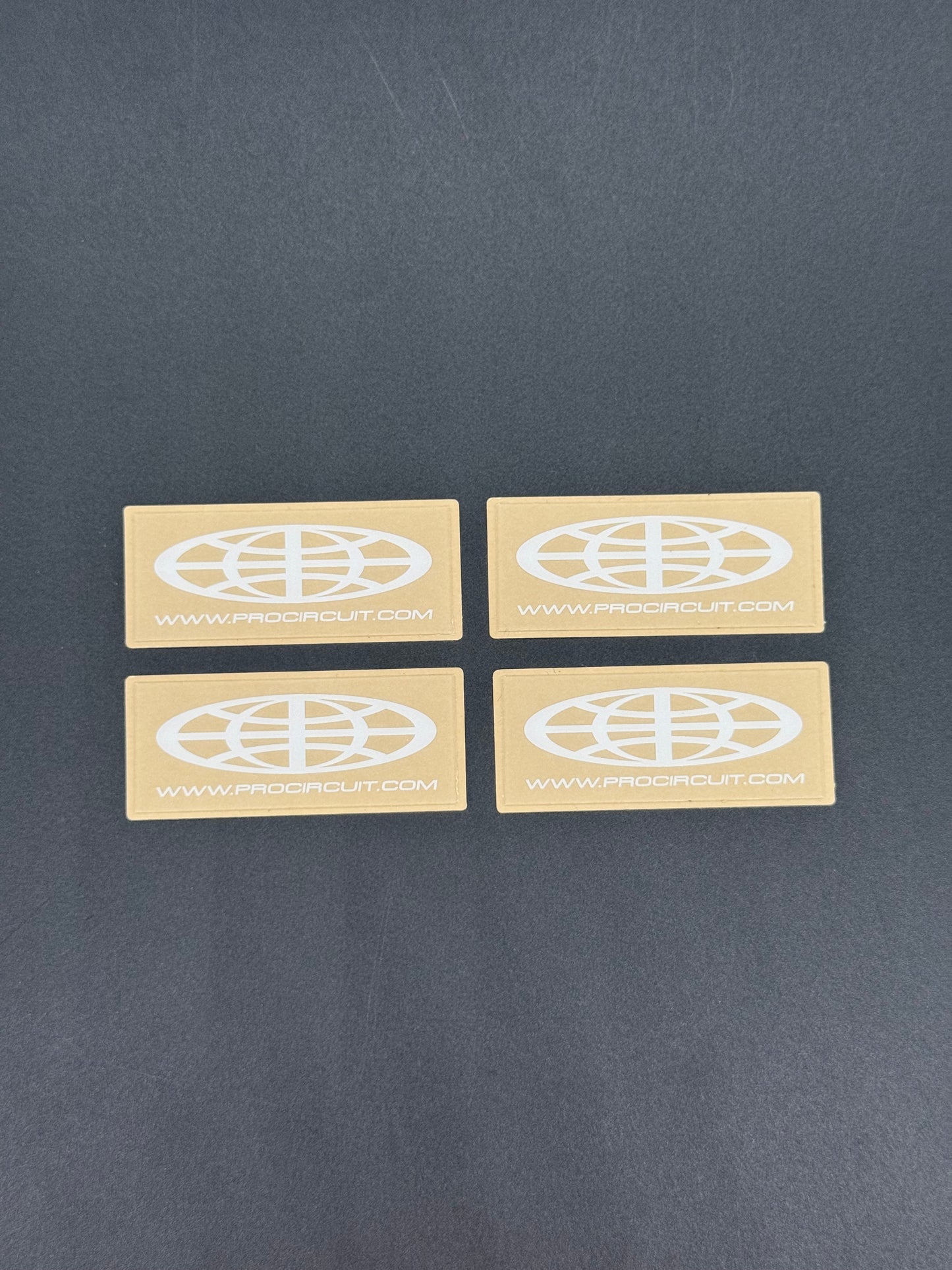 Pro Circuit Triple Clamp Stickers - Clear (set of 2)