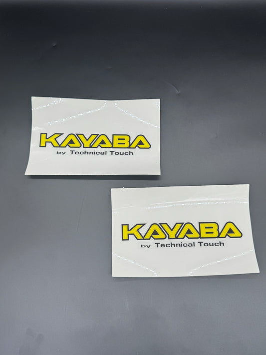 KYB Technical Touch Fork Decals (set of 2)