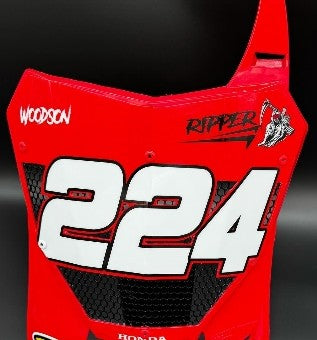 Vented Front Number Plate - Customer-Provided