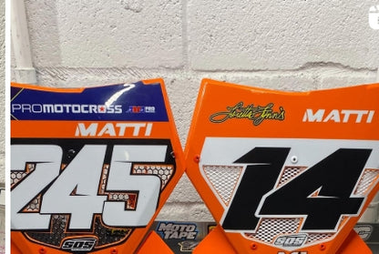 Vented Front Number Plate - Customer-Provided